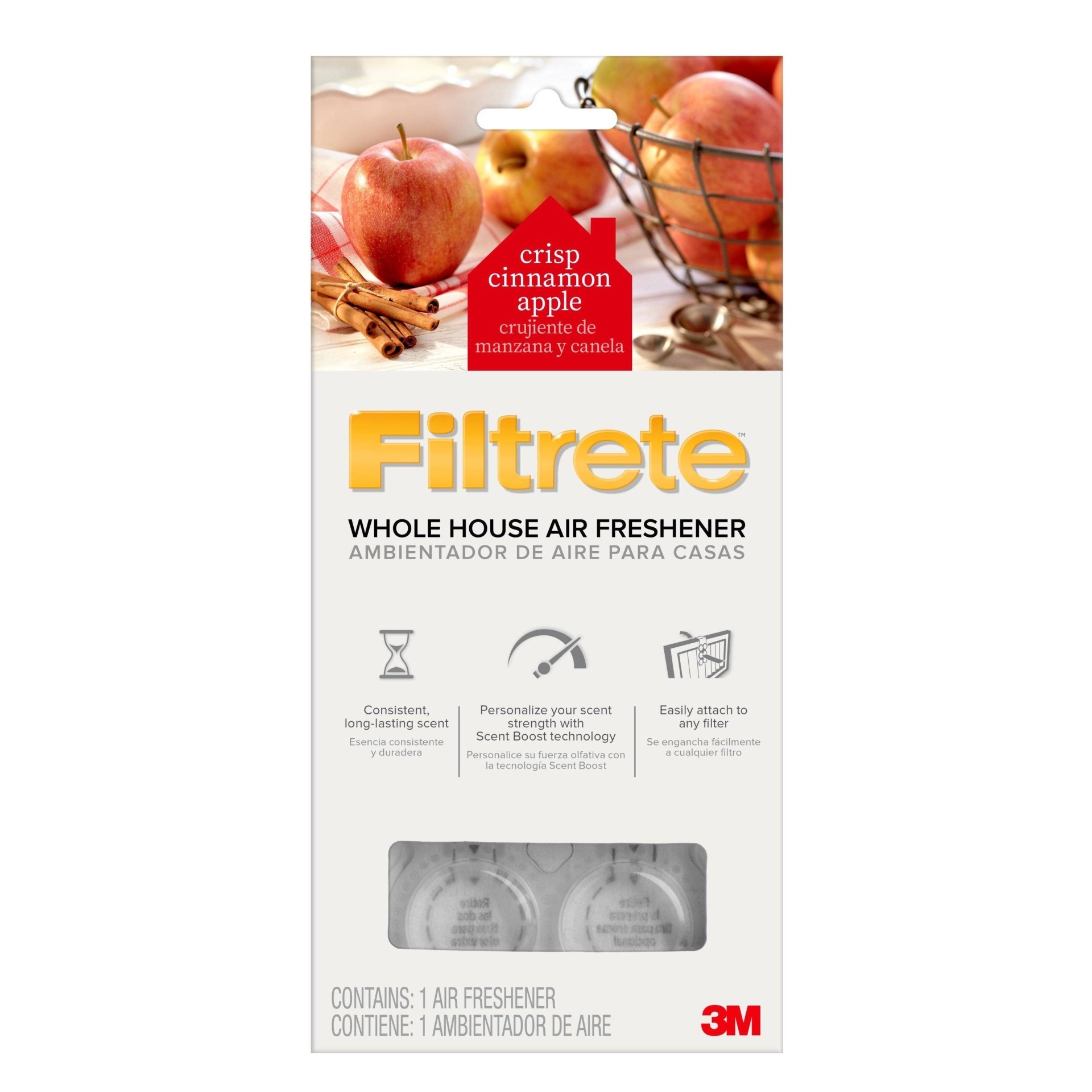 slide 1 of 6, Filtrete Whole House Air Freshener Crisp Cinnamon Apple, 1 ct