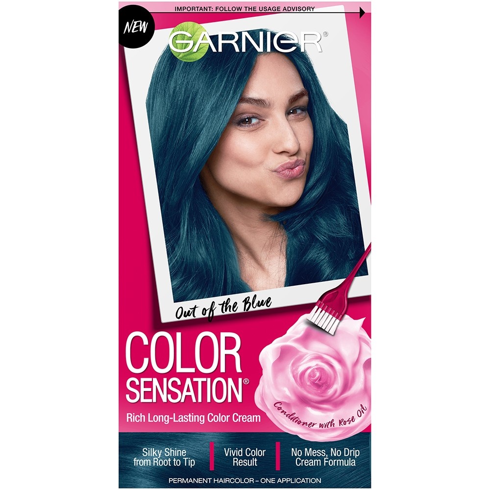 slide 1 of 1, Garnier Color Sensation Hair Color Cream, 6.17 Out of the Blue, 1 ct