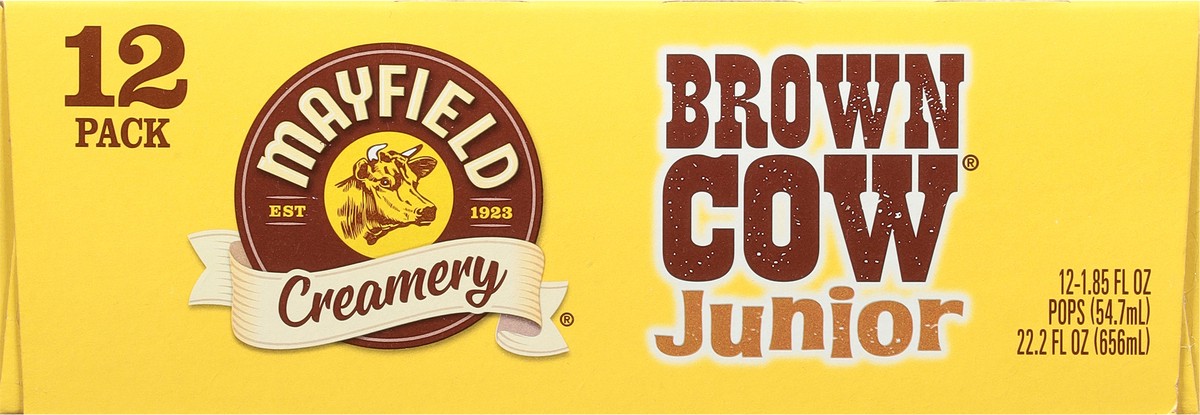 slide 4 of 9, Mayfield Creamery Brown Cows, Vanilla Ice Cream Bars with a Chocolate Flavored Coating - 1.85 Fl Oz (Pack of 12), 12 ct