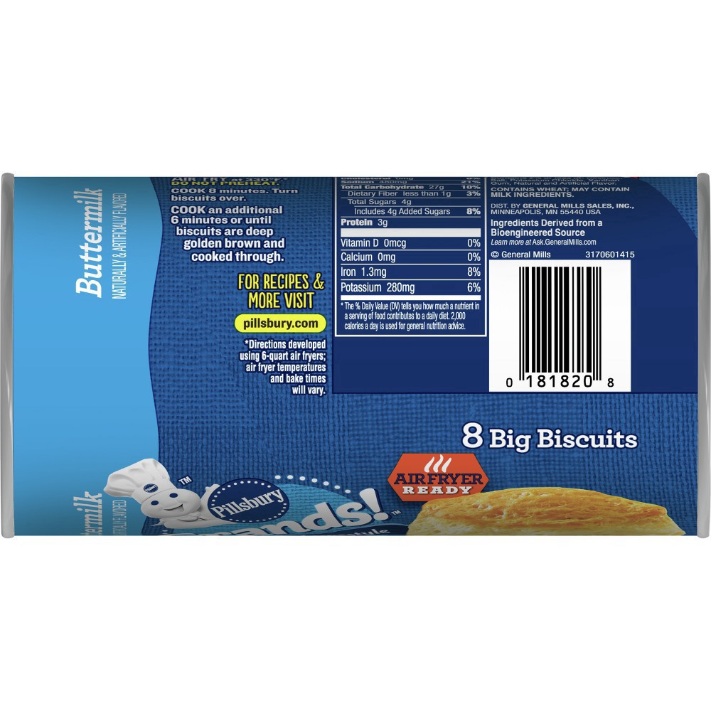 slide 7 of 25, Pillsbury Grands! Southern Homestyle Buttermilk Biscuits, 16.3 oz