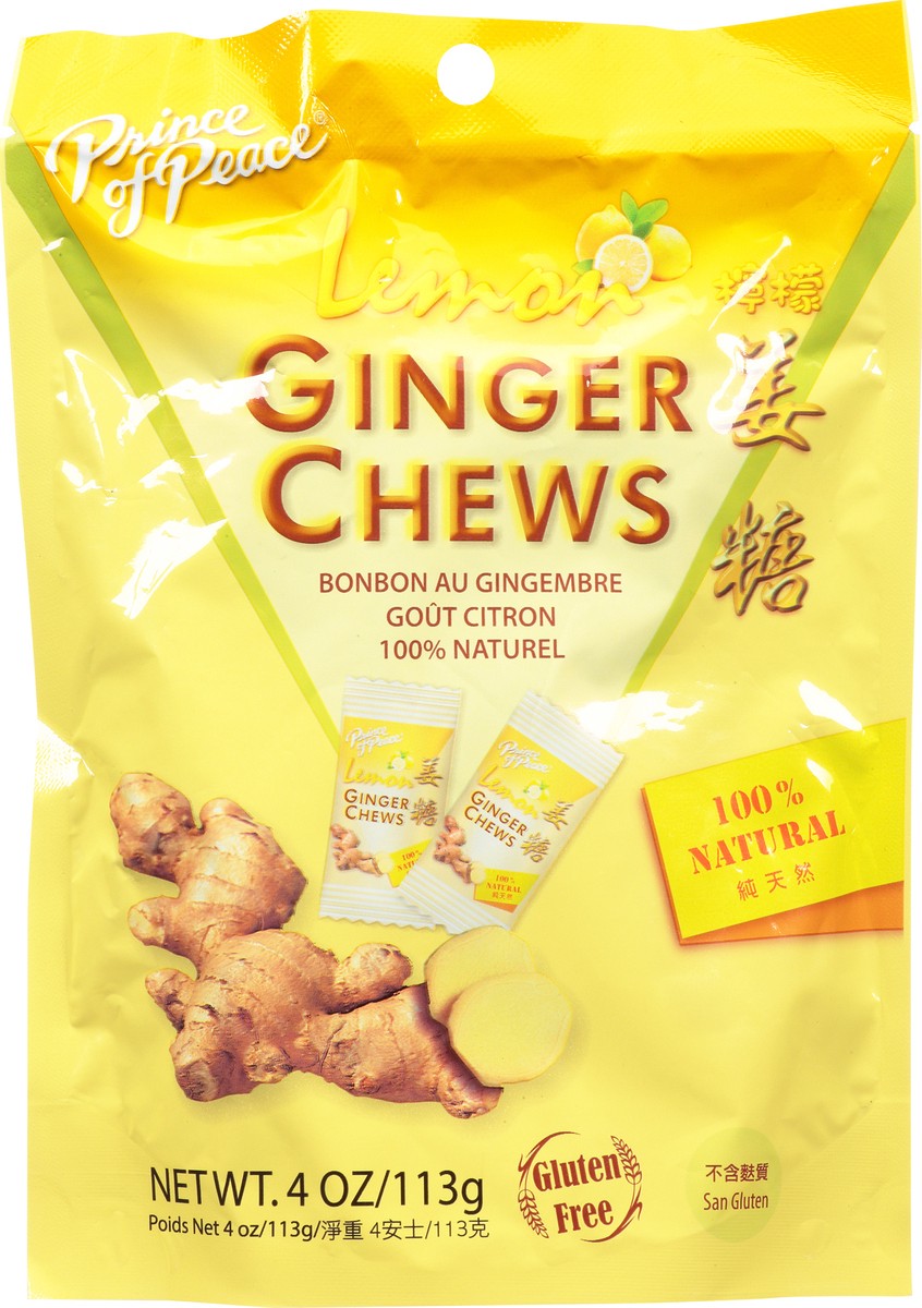 slide 9 of 9, Prince of Peace Lemon Ginger Chews 4 oz, 4 oz