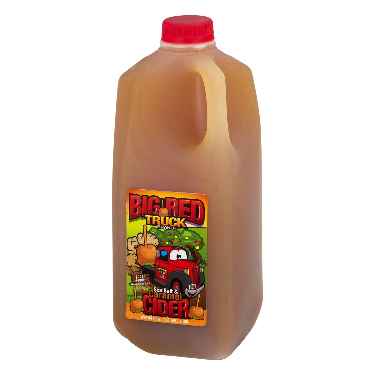 slide 5 of 13, Big Red Truck Sea Salt & Caramel Cider 64 oz, 64 fl oz