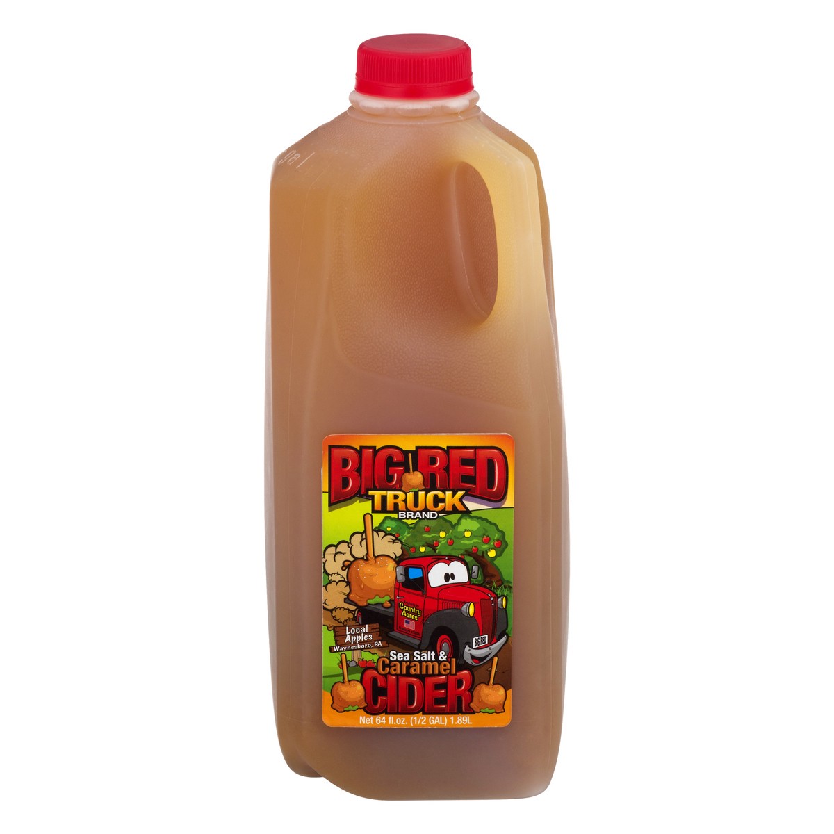 slide 6 of 13, Big Red Truck Sea Salt & Caramel Cider 64 oz, 64 fl oz
