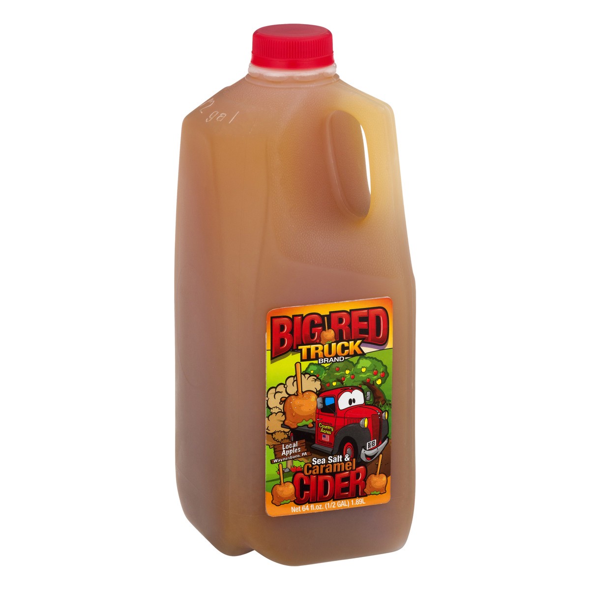 slide 8 of 13, Big Red Truck Sea Salt & Caramel Cider 64 oz, 64 fl oz
