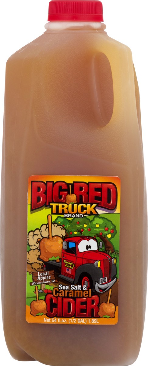 slide 1 of 13, Big Red Truck Sea Salt & Caramel Cider 64 oz, 64 fl oz