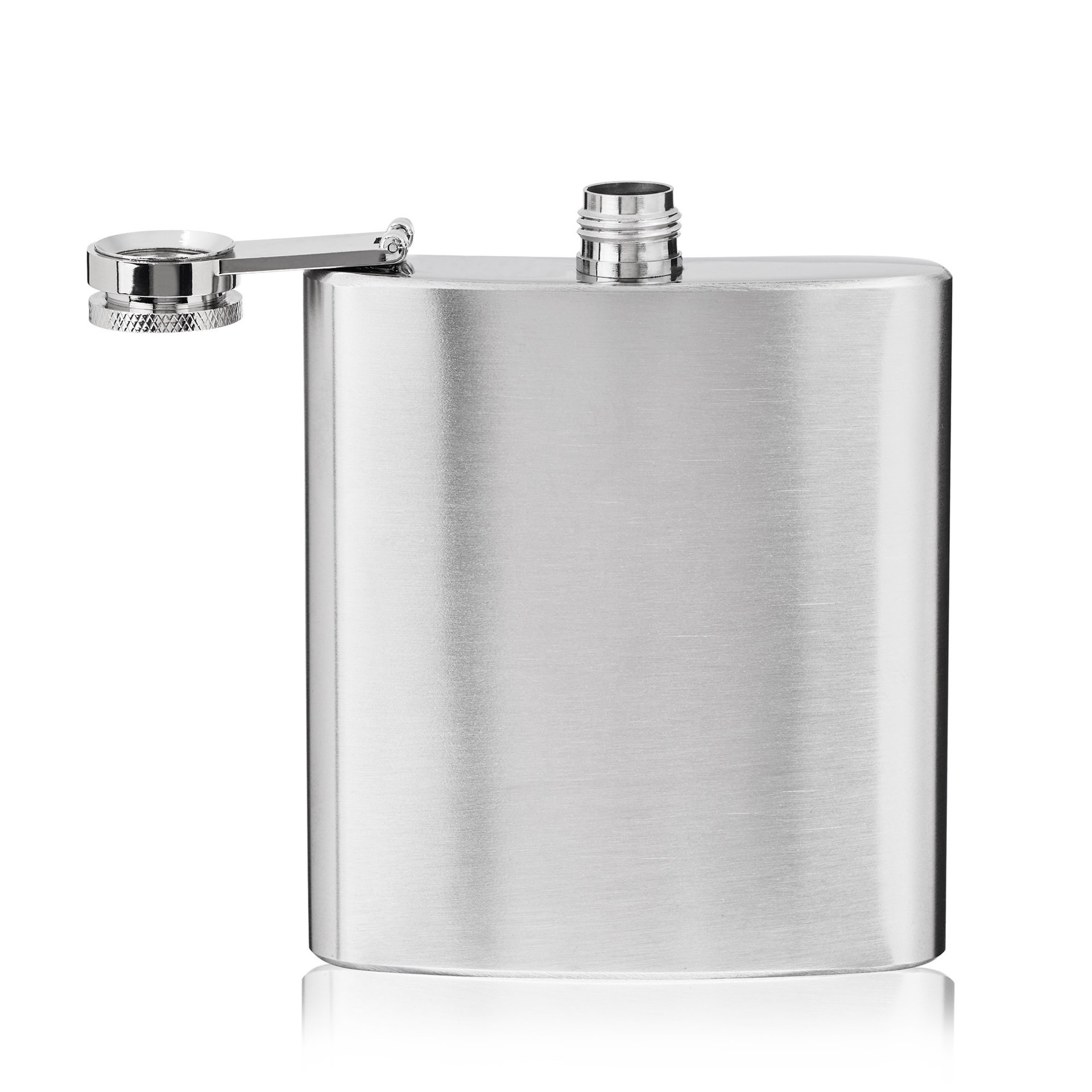 slide 3 of 5, true Groomsman 6 Oz Flask With Funnel - Each, 6 oz