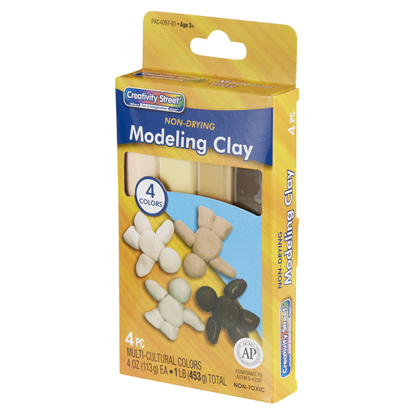 slide 8 of 29, Creativity Street Modeling Clay - Multicultural, 4 ct