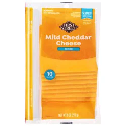 First Street Sliced Mild Cheddar Cheese