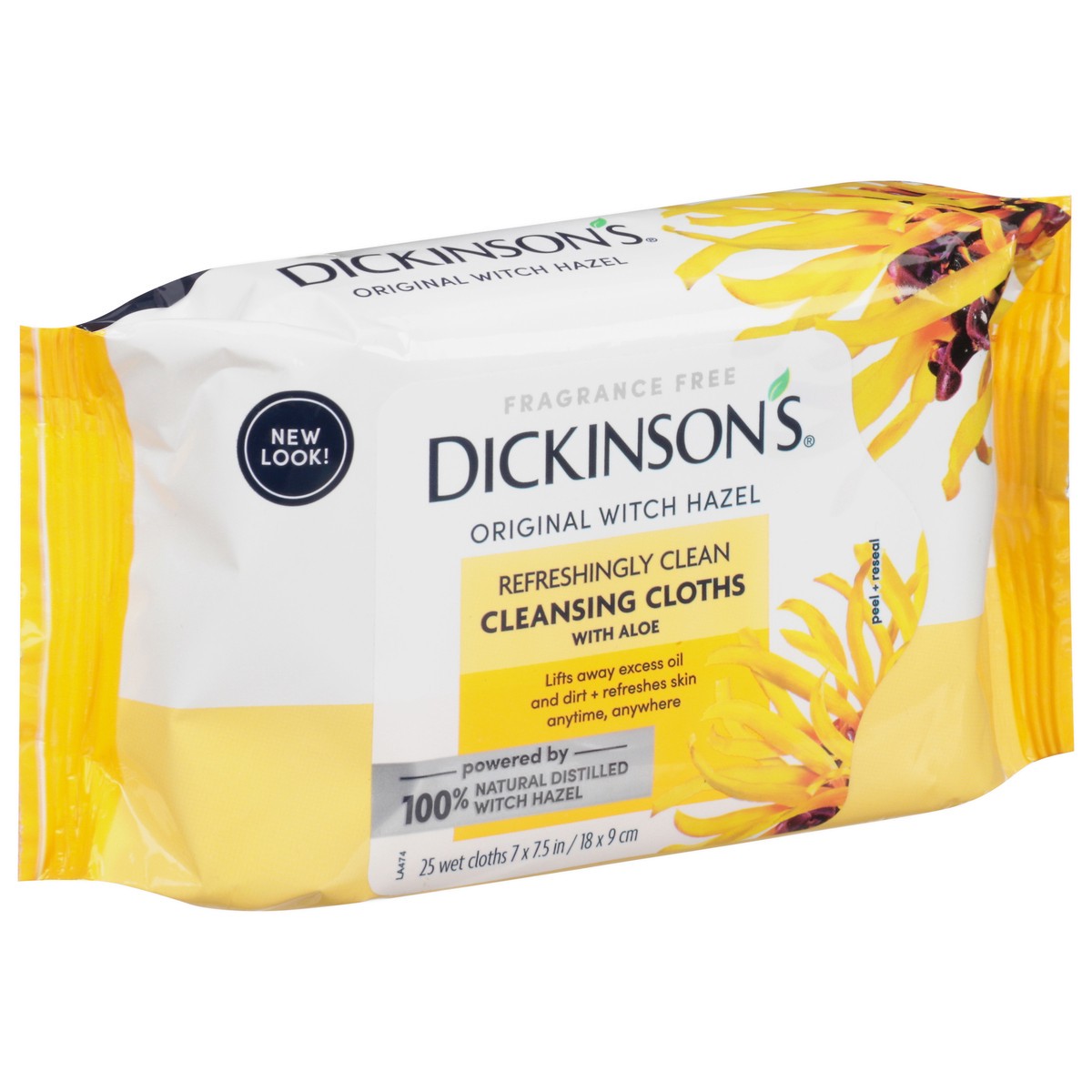 slide 12 of 13, Dickinson's Dickinson Cleansing Cloths, 25 ct