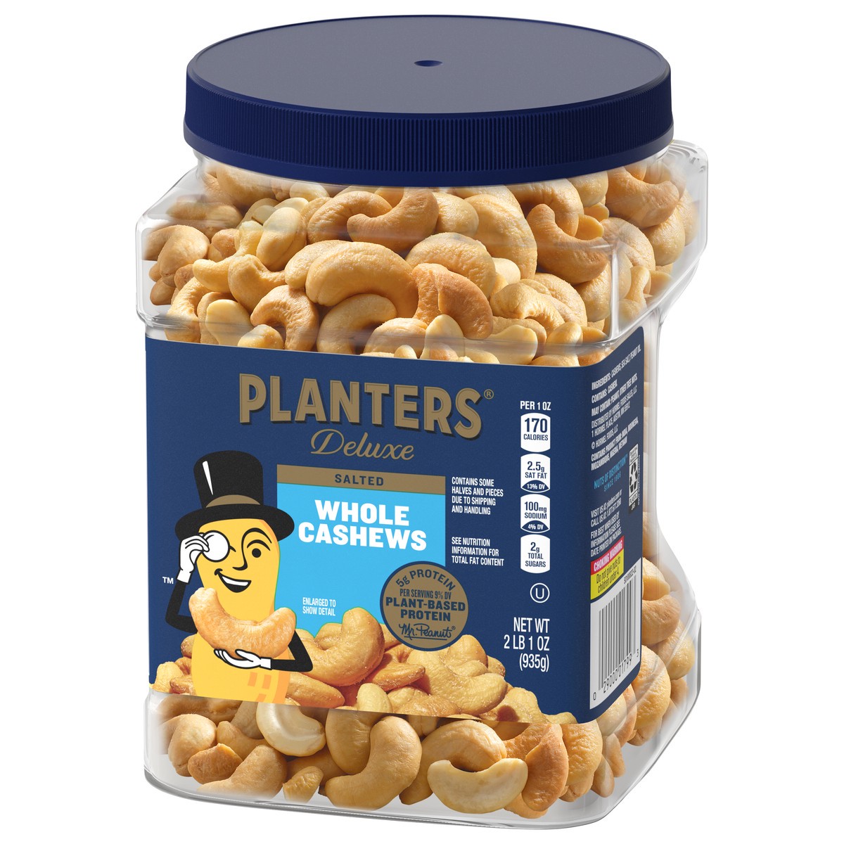 slide 3 of 12, Planters Deluxe Whole Salted Cashews 33 oz, 33 oz