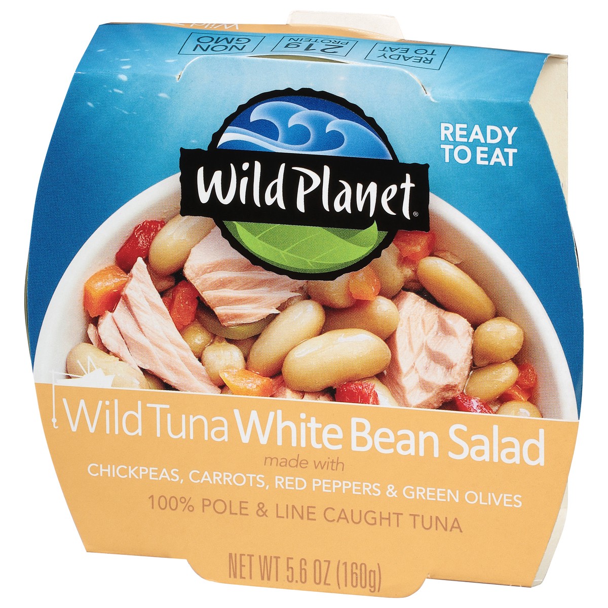 slide 2 of 9, Wild Planet Wild Tuna & White Bean Salad 5.6 oz, 5.6 oz