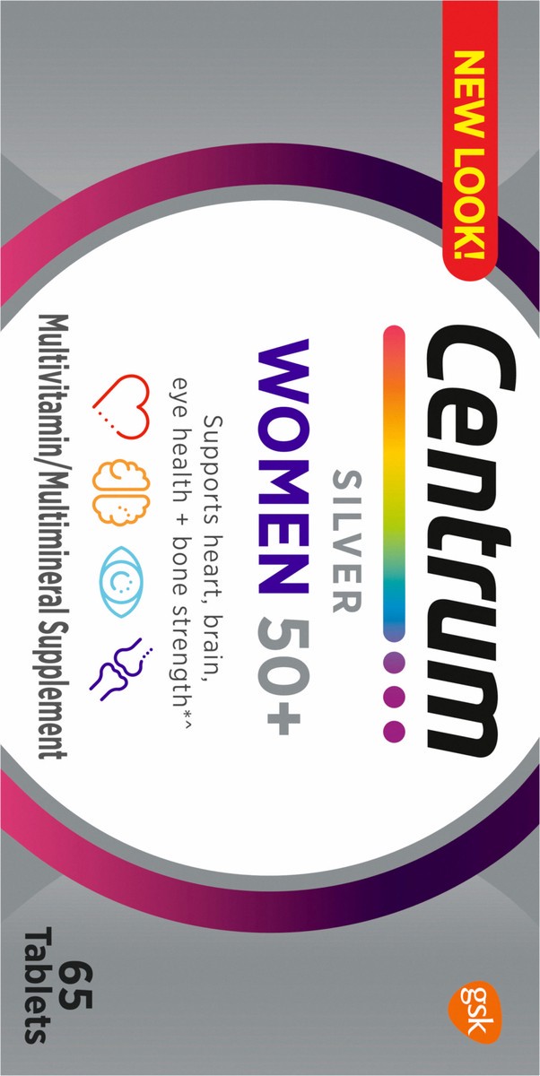 slide 4 of 9, Centrum Silver Womens, 65 ct