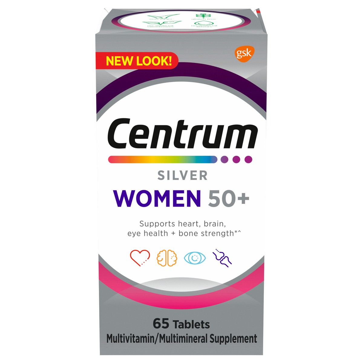 slide 1 of 9, Centrum Silver Womens, 65 ct