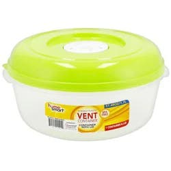 Home Smart Plastic Container Round 1 Each