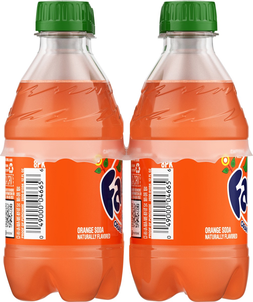 slide 3 of 9, Fanta Orange Soda Bottles, 12 fl oz, 8 Pack, 8 ct