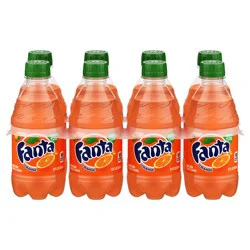 Fanta Orange Soda Bottles, 12 fl oz, 8 Pack