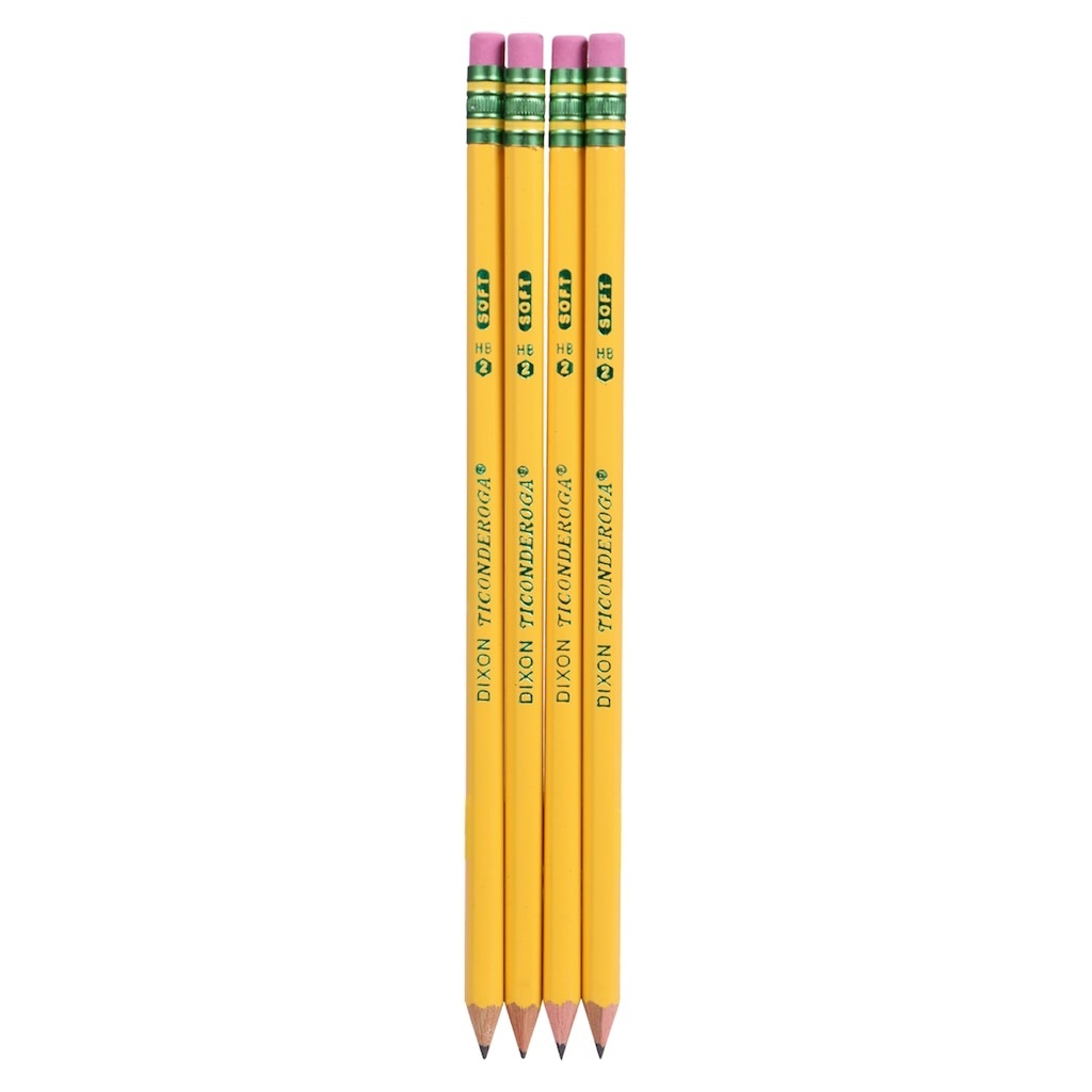 slide 1 of 1, Ticonderoga Sharpened Pencils, 4 ct