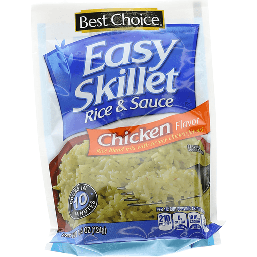 slide 1 of 1, Best Choice Easy Skillet Chicken Flavor Rice Sauce, 4.4 oz