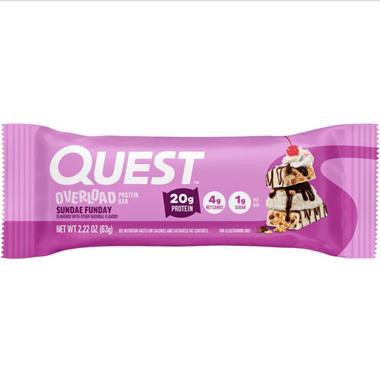 slide 1 of 1, Quest Overload Sundae Funday Protein Bar 2.22 oz, 2.22 oz