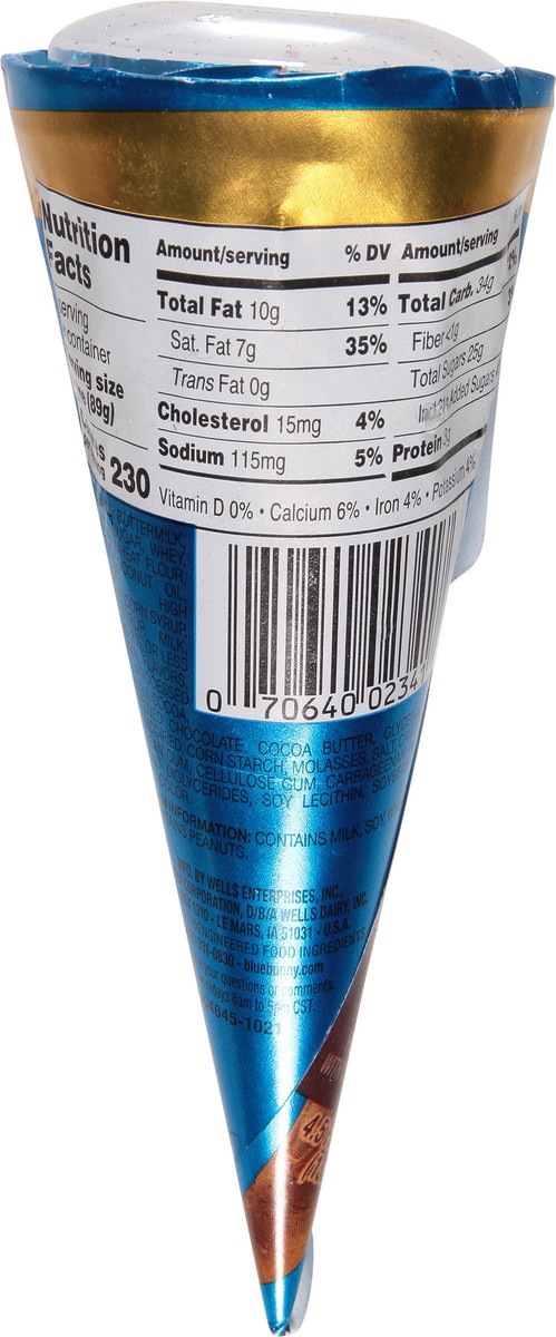 slide 13 of 13, Blue Bunny Chocolate Vanilla Soft Cones, 4.5 fl oz