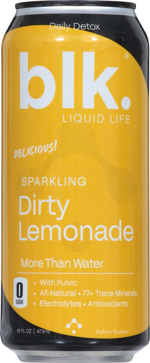 slide 12 of 14, blk. Sparkling Dirty Lemonade Fulvic Fusion - 16 fl oz, 16 fl oz