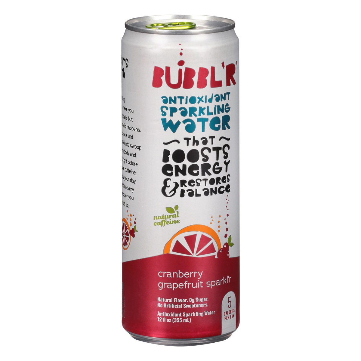 slide 13 of 13, BUBBL'R Cranberry Grapefruit Sparkl'r Antioxidant Sparkling Water - 12 fl oz, 12 fl oz