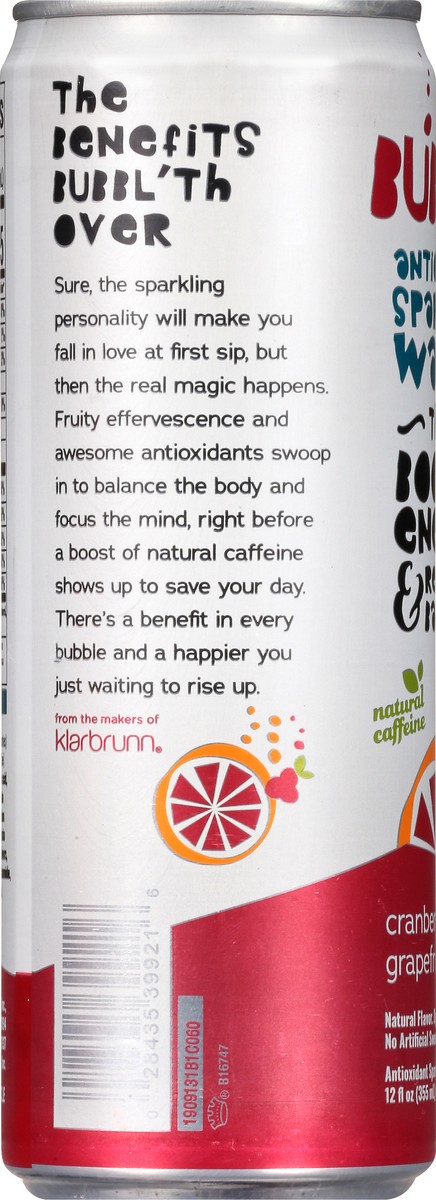 slide 7 of 13, BUBBL'R Cranberry Grapefruit Sparkl'r Antioxidant Sparkling Water - 12 fl oz, 12 fl oz