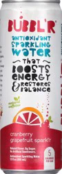 BUBBL'R Cranberry Grapefruit Sparkl'r Antioxidant Sparkling Water - 12 fl oz