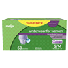 slide 10 of 17, Meijer Underwear for Women, Maximum Absorbency, Small/Medium, 60 ct