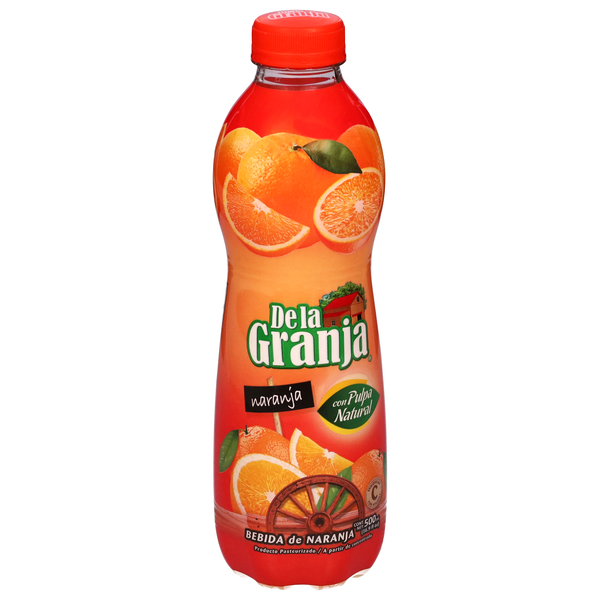 slide 1 of 1, De La Granja Orange Drink - 16.9 fl oz, 16.9 fl oz