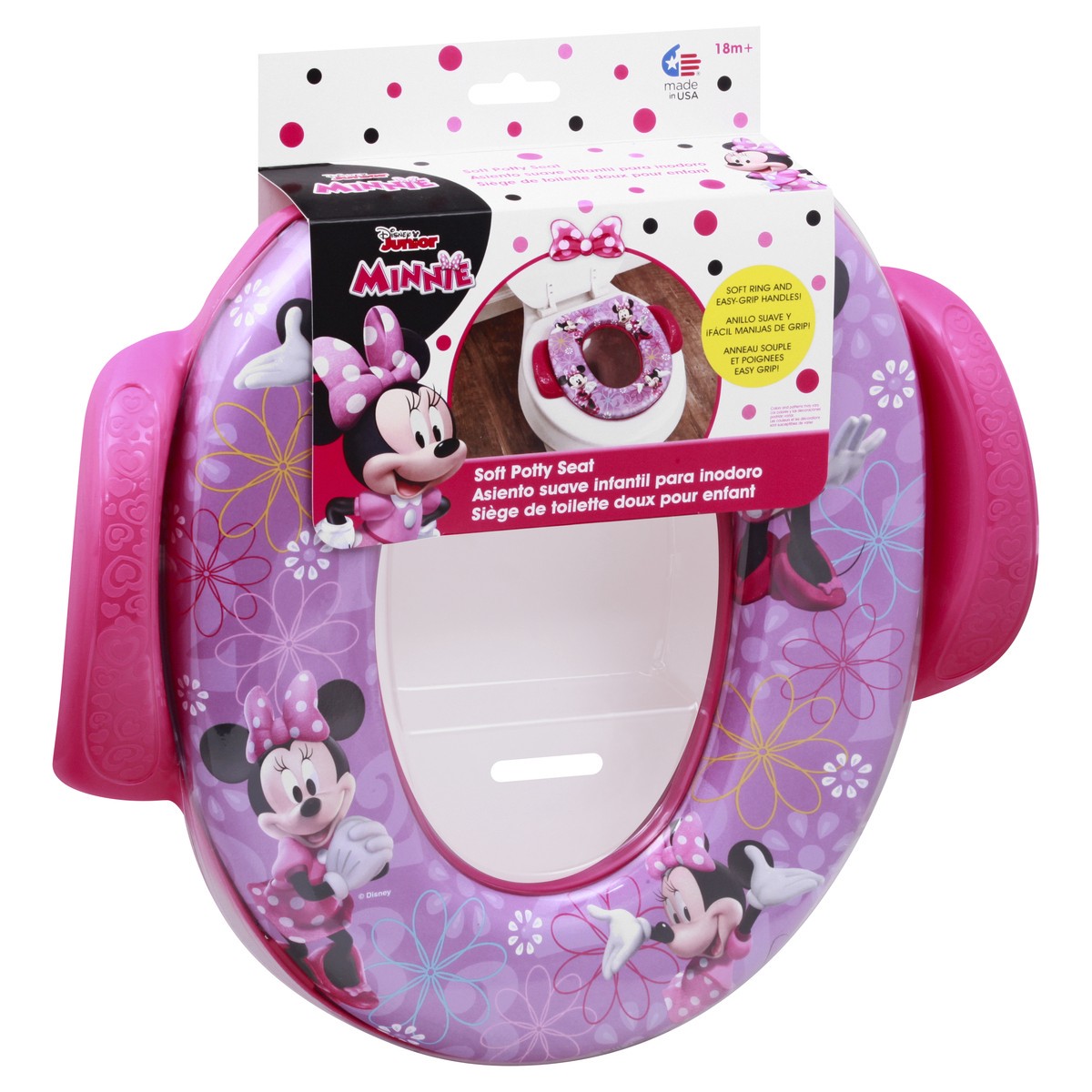 slide 5 of 11, Disney Junior Minnie Soft Potty Seat 1 ea, 1 ct