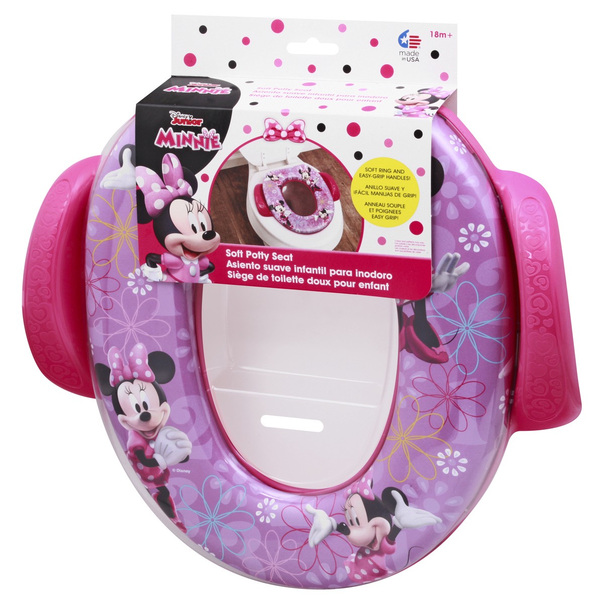 slide 11 of 11, Disney Junior Minnie Soft Potty Seat 1 ea, 1 ct