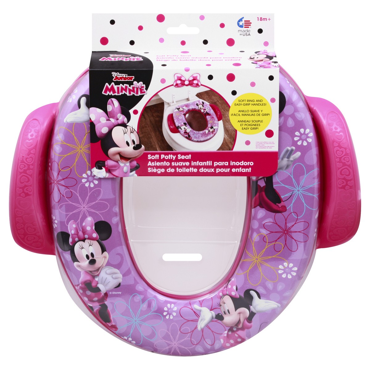 slide 4 of 11, Disney Junior Minnie Soft Potty Seat 1 ea, 1 ct