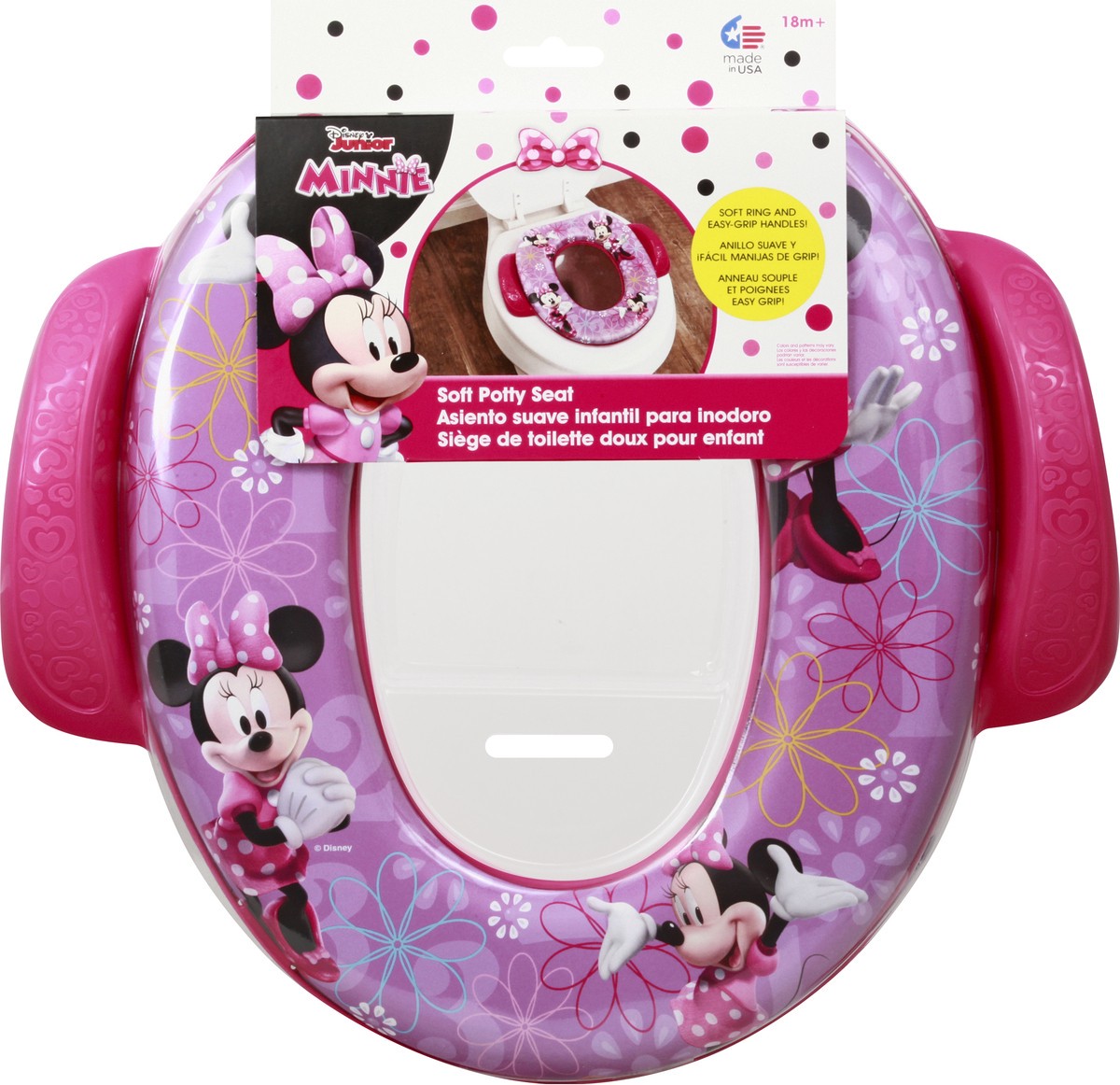 slide 6 of 11, Disney Junior Minnie Soft Potty Seat 1 ea, 1 ct