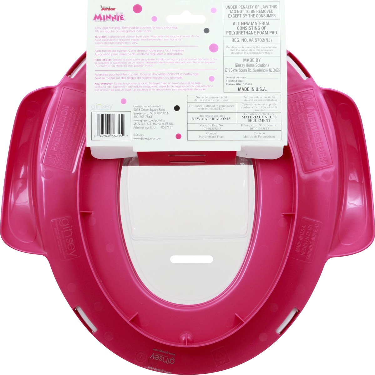 slide 2 of 11, Disney Junior Minnie Soft Potty Seat 1 ea, 1 ct