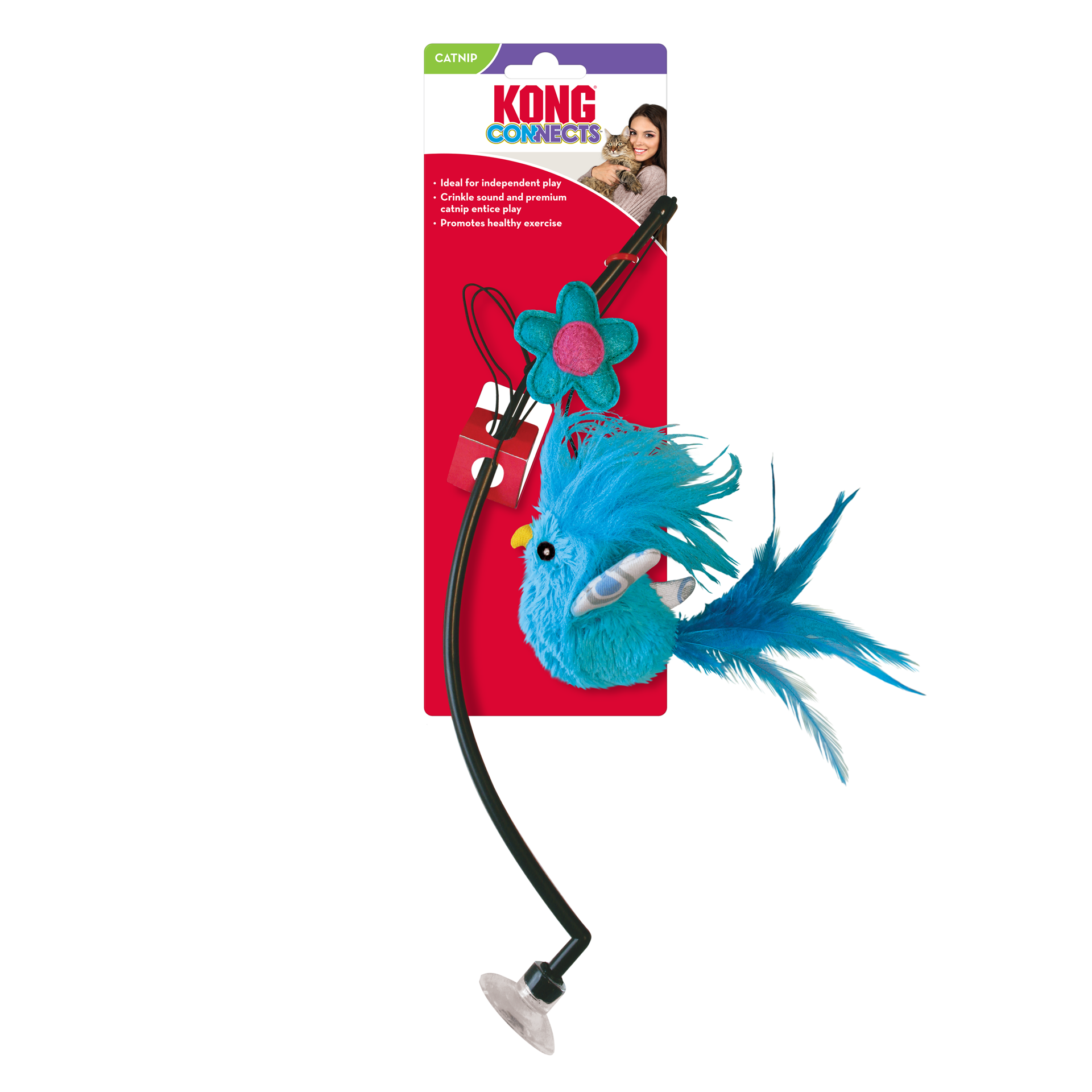 slide 2 of 4, KONG Connects™ Window Teaser Assorted, 1 ct