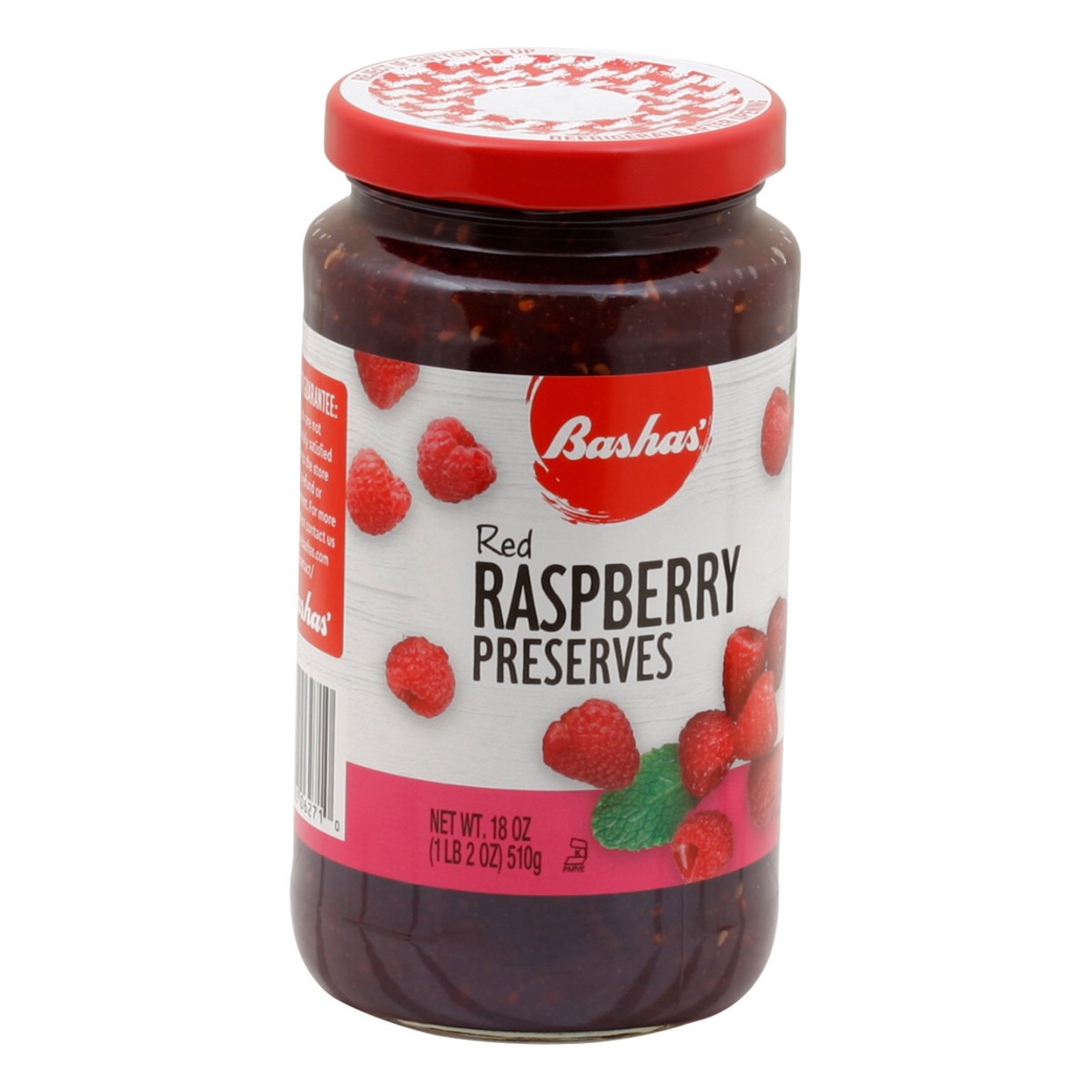 slide 12 of 13, Bashas Red Rspbry Prsrvs, 18 oz