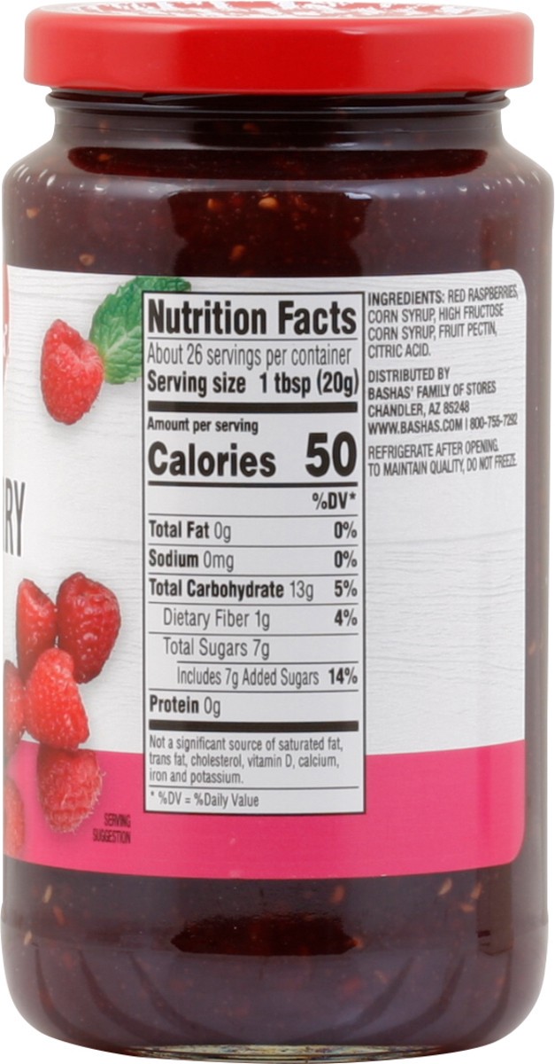 slide 2 of 13, Bashas Red Rspbry Prsrvs, 18 oz