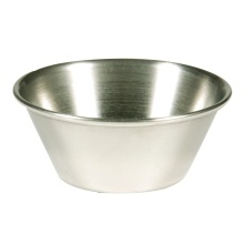 slide 1 of 1, Alegacy Stainless Steel Sauce Cups, 12 ct