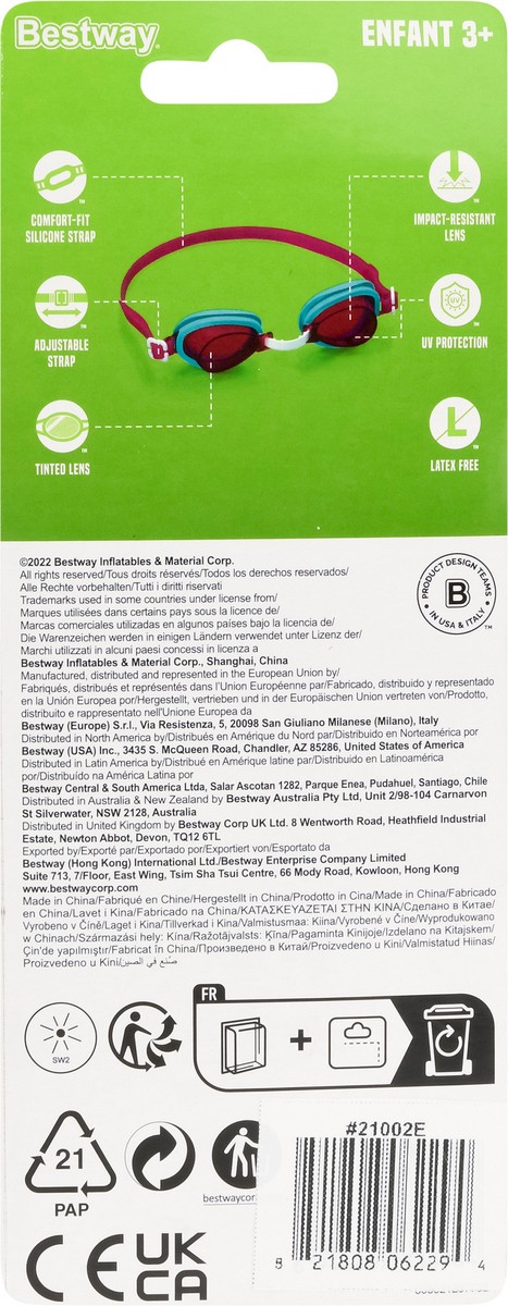 slide 4 of 9, Bestway Aqua Burst Goggles, 1 ct