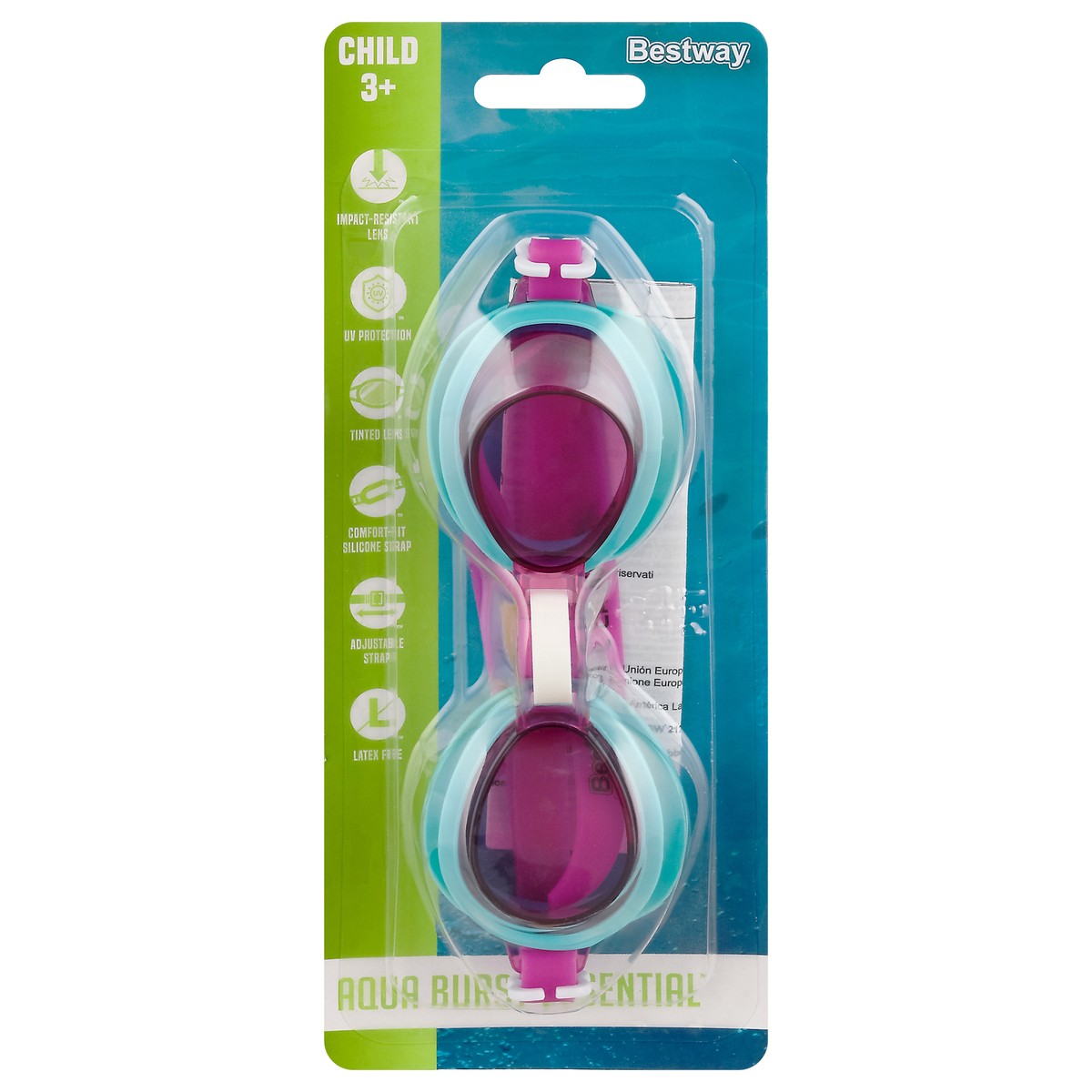 slide 1 of 9, Bestway Aqua Burst Goggles, 1 ct