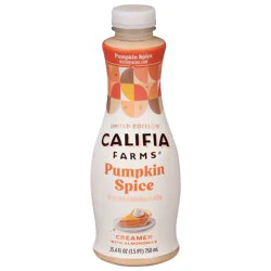 Califia Farms Pumpkin Spice Creamer with Almondmilk 25.4 fl oz