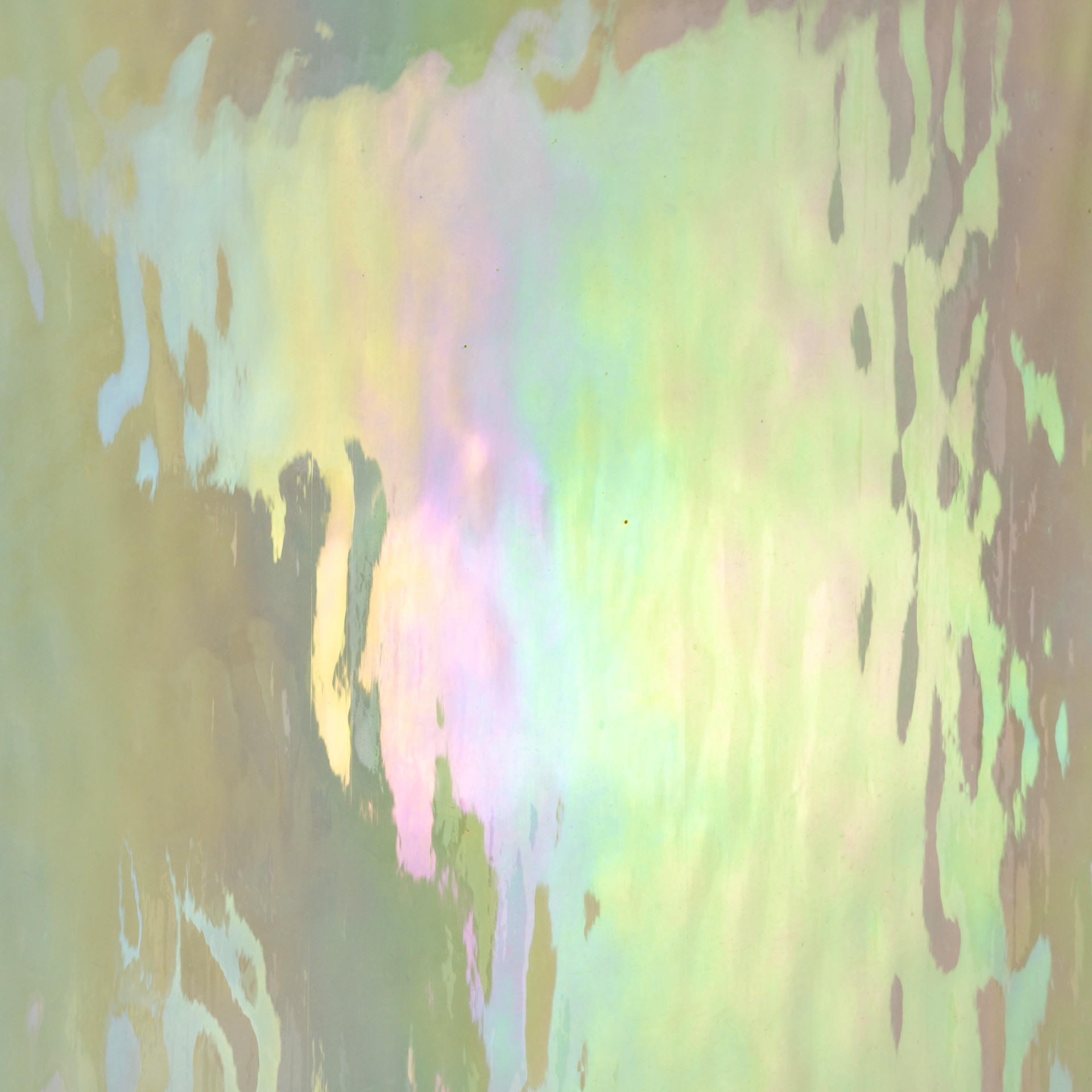 slide 2 of 3, Oceanside Glass & Tile Oceanside Compatible 12" X 12" Clear Waterglass Fusible Iridescent Glass Sheet, 12 in x 12 in