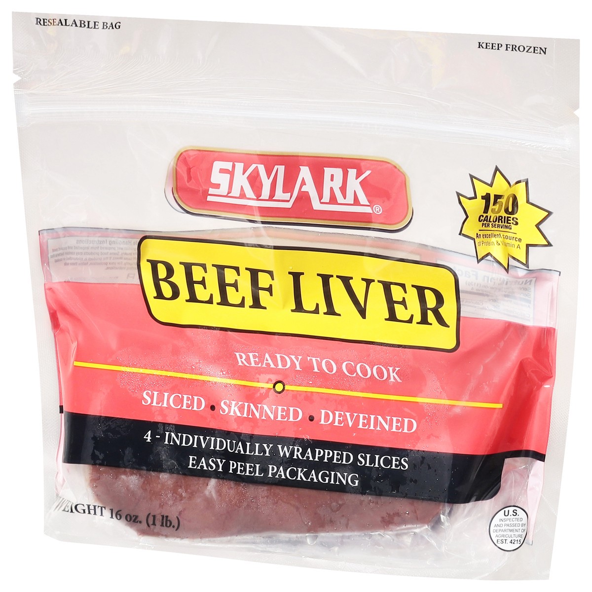 slide 11 of 14, Skylark Beef Liver 4 ea, 4 ct