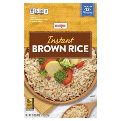 Meijer Instant Whole Grain Brown Rice, 28 Oz