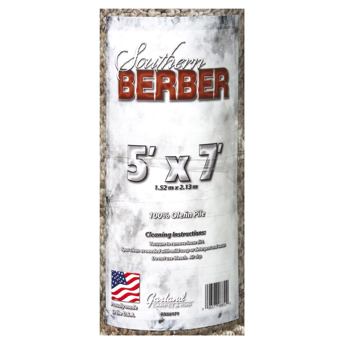 slide 5 of 5, Garland Southern Berber Area Rug x, 5 ft, 7 ft