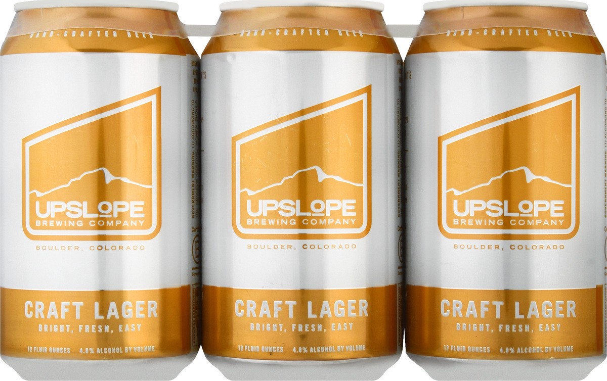 slide 2 of 9, Upslope Brewing Co. Craft Lager Beer 6 ea, 6 ct