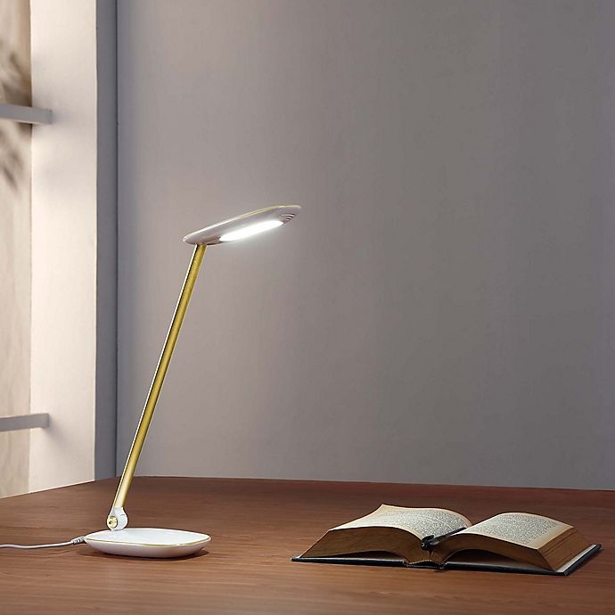 slide 2 of 6, Studio 3B 8-Watt LED USB Desk Lamp - Gold, 1 ct