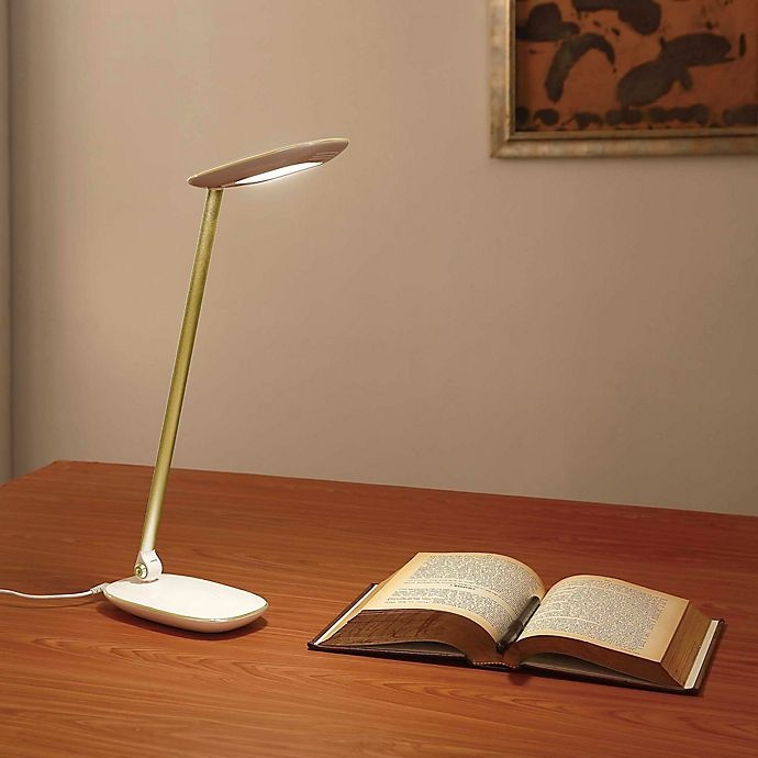 slide 3 of 6, Studio 3B 8-Watt LED USB Desk Lamp - Gold, 1 ct