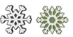 Wood Snowflakes Tabletop Asst